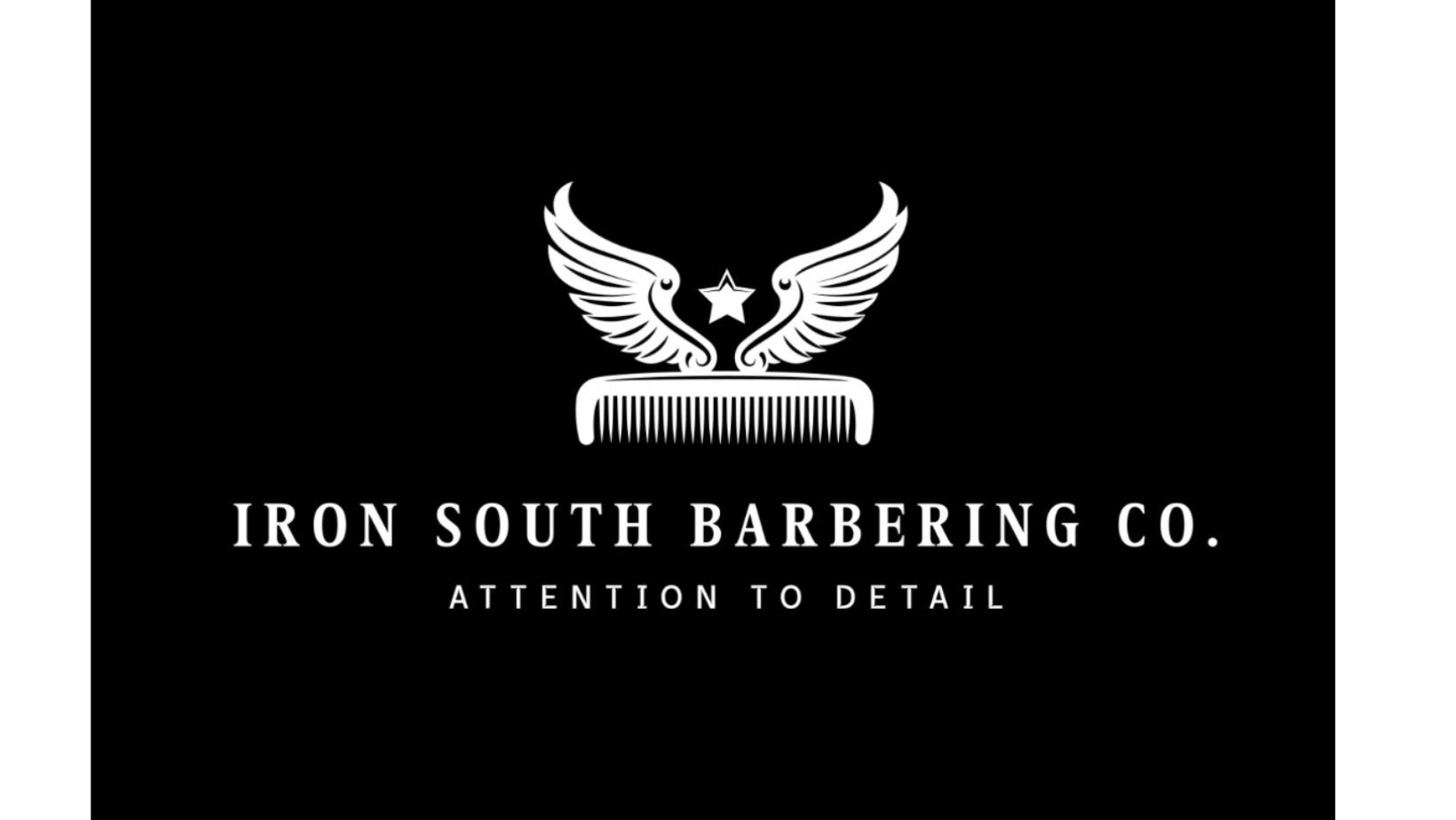 Iron South Barbering Co Logo