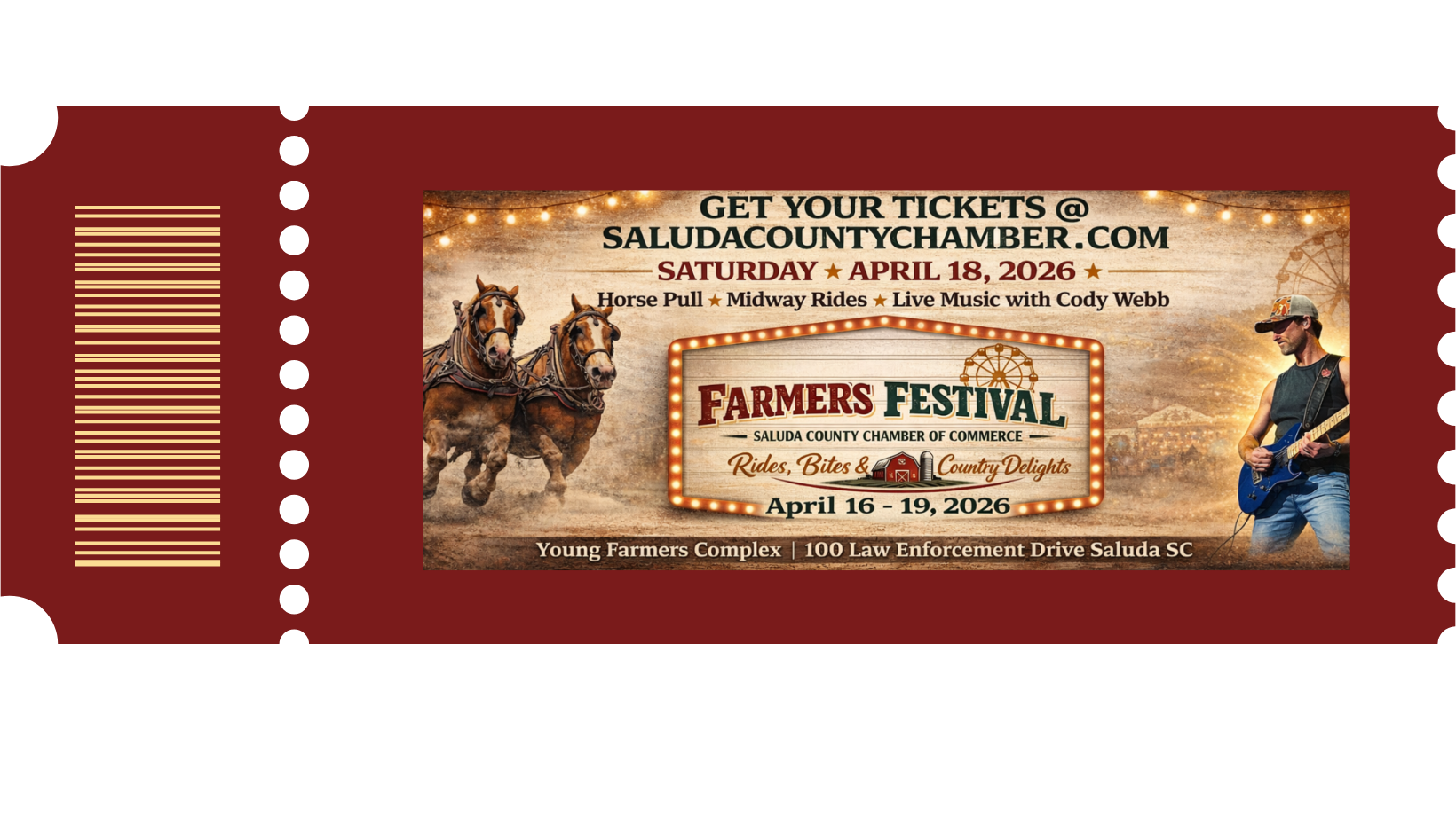 promotional ticket art
